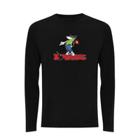 Funky dog Bombastic  Front Print Long Sleeve – Rave inspired 90s streetwear, retro fashion from Have a nice day london store 