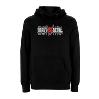 BTKA Horny Devil Logo Hoodie – Rave inspired 90s streetwear, retro fashion from Have a nice day london store 