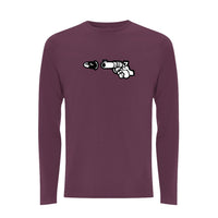 BTKA Pistol Front Print Long Sleeve – Rave inspired 90s streetwear, retro fashion from Have a nice day london store 