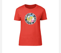 Have a Nice Day - Shurl The Girl Skinny Fit T-Shirt – Rave inspired 90s streetwear, retro fashion from Have a nice day london store 