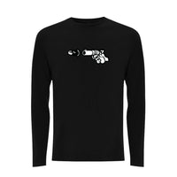 BTKA Pistol Front Print Long Sleeve – Rave inspired 90s streetwear, retro fashion from Have a nice day london store 