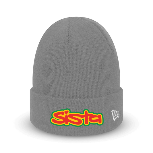 EXCLUSIVE SISTA embroidered script X New Era beanie