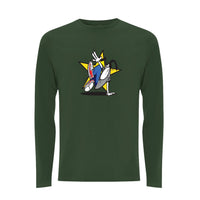 Funky dog Dog Star Front Print Long Sleev – Rave inspired 90s streetwear, retro fashion from Have a nice day london store 