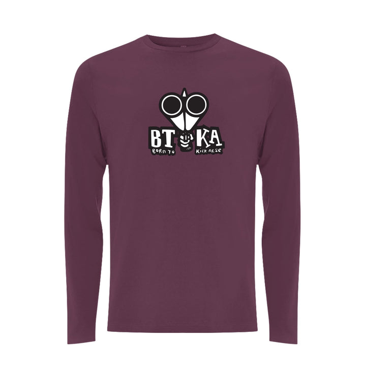 BTKA Shotgun Front Print Long Sleeve – Rave inspired 90s streetwear, retro fashion from Have a nice day london store 