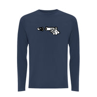 BTKA Pistol Front Print Long Sleeve – Rave inspired 90s streetwear, retro fashion from Have a nice day london store 