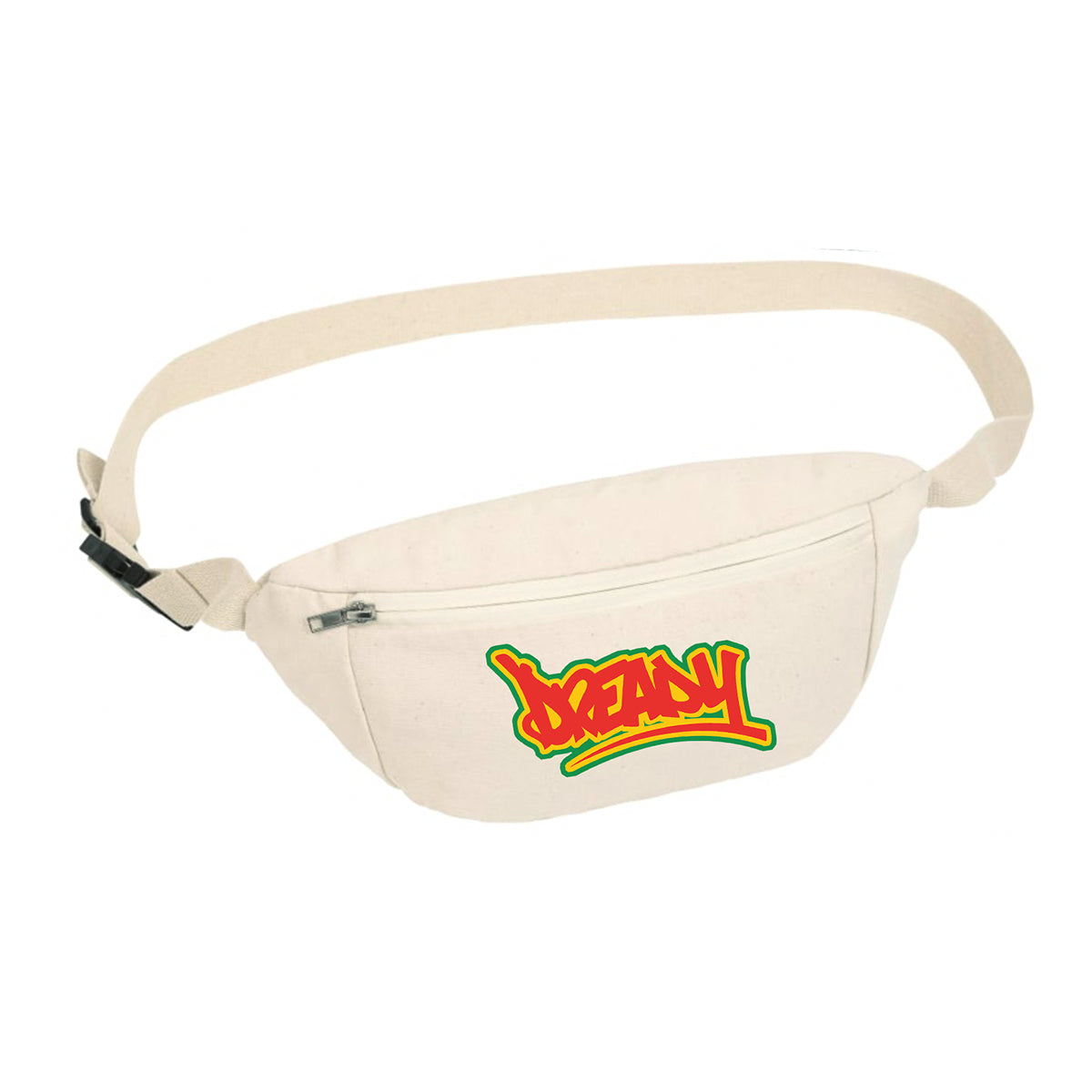 Dready Original Logo Script Hip Bag – Rave inspired 90s streetwear, retro fashion from Have a nice day london store 
