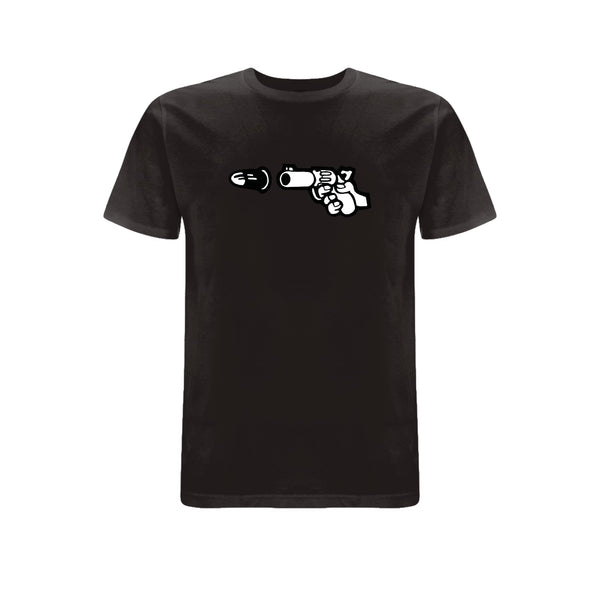BTKA PISTOL FRONT PRINT LOGO T-SHIRT – Rave inspired 90s streetwear, retro fashion from Have a nice day london store 