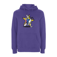 Funky dog Dog Star Logo Hoodie – Rave inspired 90s streetwear, retro fashion from Have a nice day london store 