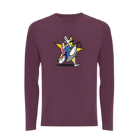 Funky dog Dog Star Front Print Long Sleev – Rave inspired 90s streetwear, retro fashion from Have a nice day london store 