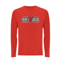 BTKA Horny devil Front Print Long Sleeve – Rave inspired 90s streetwear, retro fashion from Have a nice day london store 
