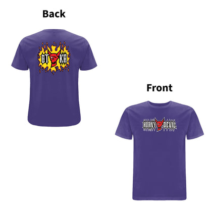 BTKA HORNY DEVIL FRONT & BACK PRINT LOGO T-SHIRT