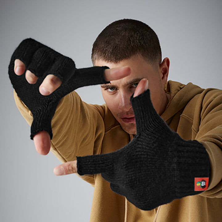 DREADY Fingerless Gloves – Rave inspired 90s streetwear, retro fashion from Have a nice day london store 