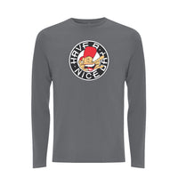 Sam the man Front Print Long Sleeve – Rave inspired 90s streetwear, retro fashion from Have a nice day london store 