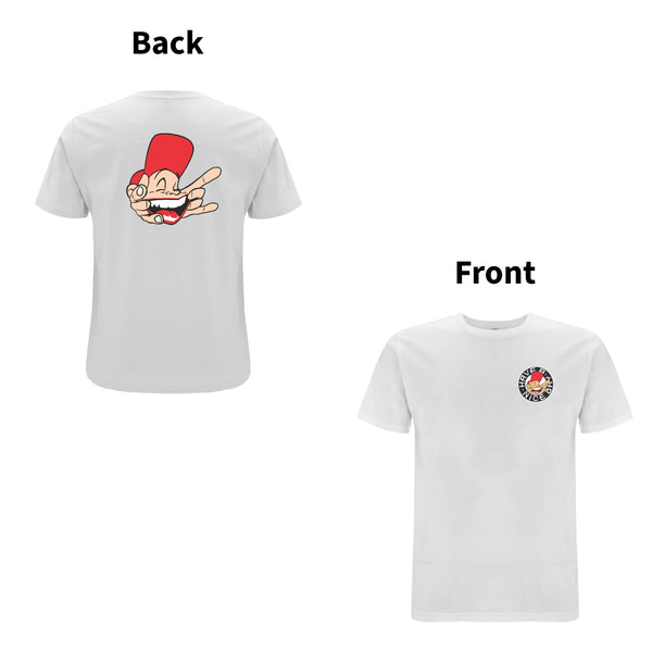 Sam The Man -front and back print T-shirt – Rave inspired 90s streetwear, retro fashion from Have a nice day london store 