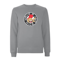 Sam the man front Print Sweatshirt – Rave inspired 90s streetwear, retro fashion from Have a nice day london store 