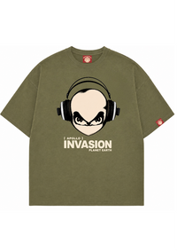 House of Apollo Invasion Planet Earth  Oversized T-shirt WORLD CLASS
