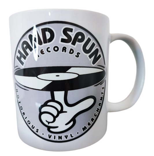 Handspun Records Grey Logo Mug