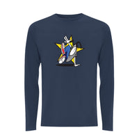 Funky dog Dog Star Front Print Long Sleev – Rave inspired 90s streetwear, retro fashion from Have a nice day london store 