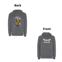 BTKA Fear The Reaper front & back print  Logo Hoodie – Rave inspired 90s streetwear, retro fashion from Have a nice day london store 