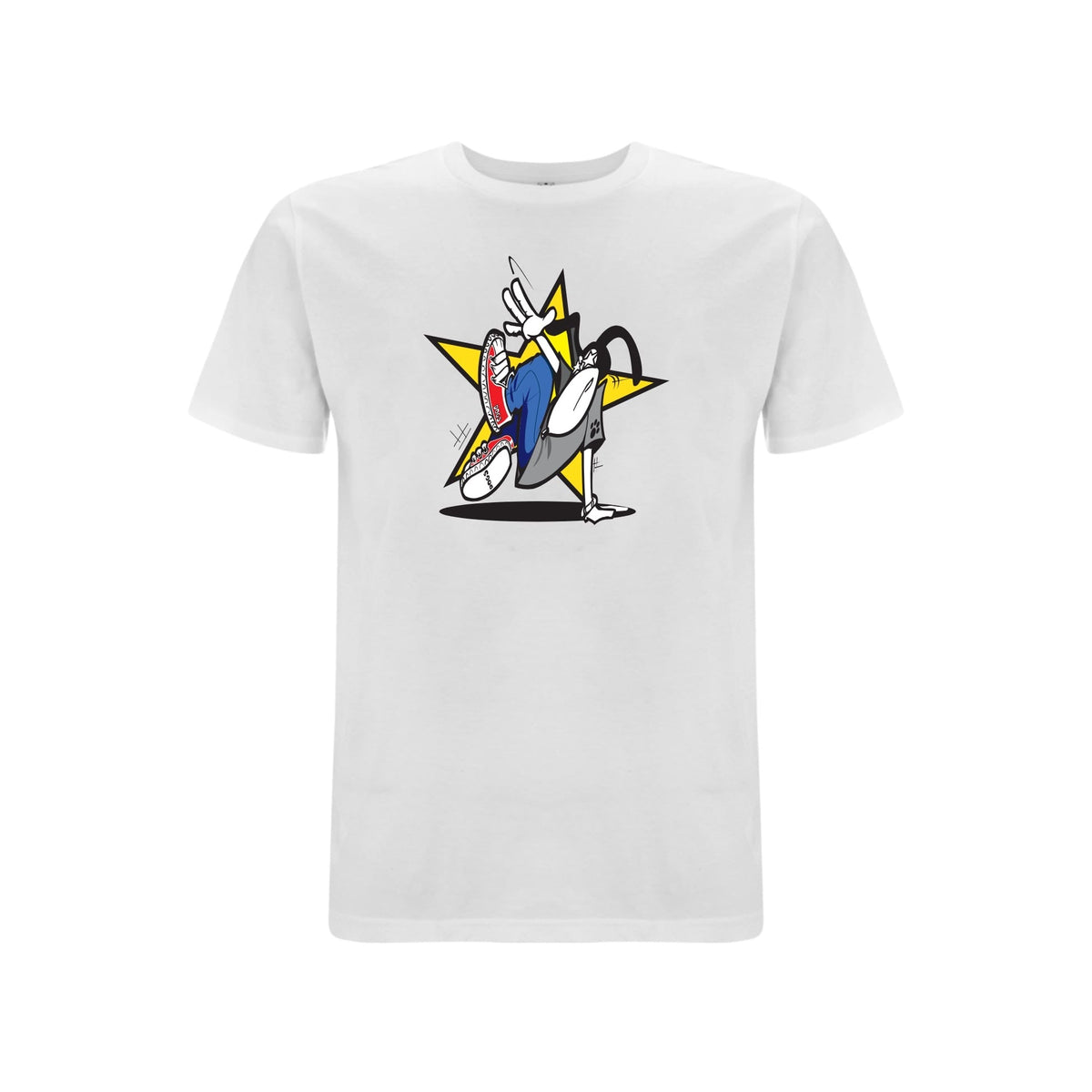 Funky Dog Dog Star Tee – Rave inspired 90s streetwear, retro fashion from Have a nice day london store 