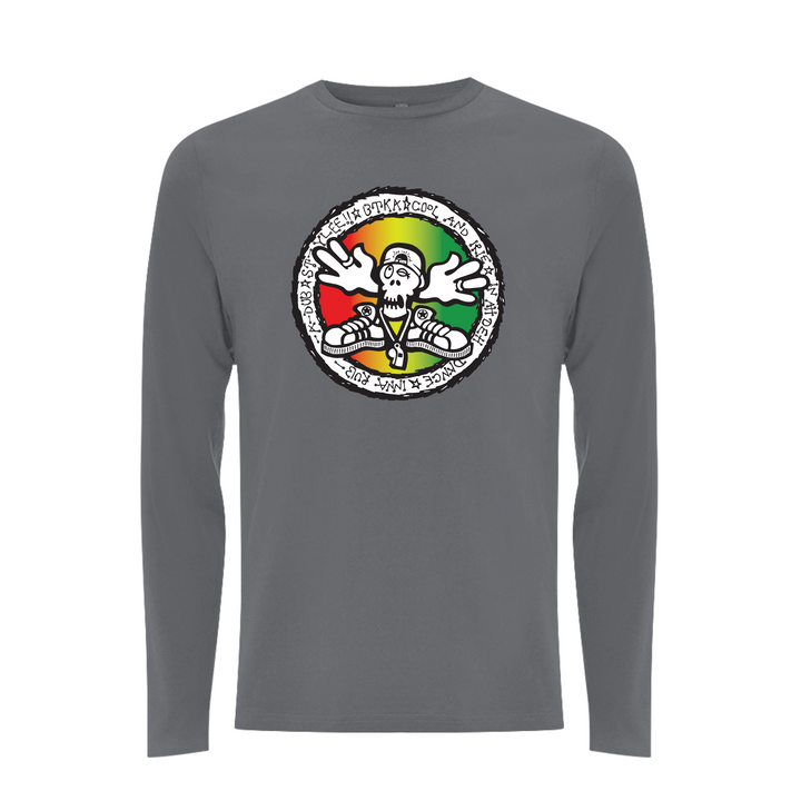 BTKA - COOL AND IRIE Large Front Print Longsleeve – Rave inspired 90s streetwear, retro fashion from Have a nice day london store 