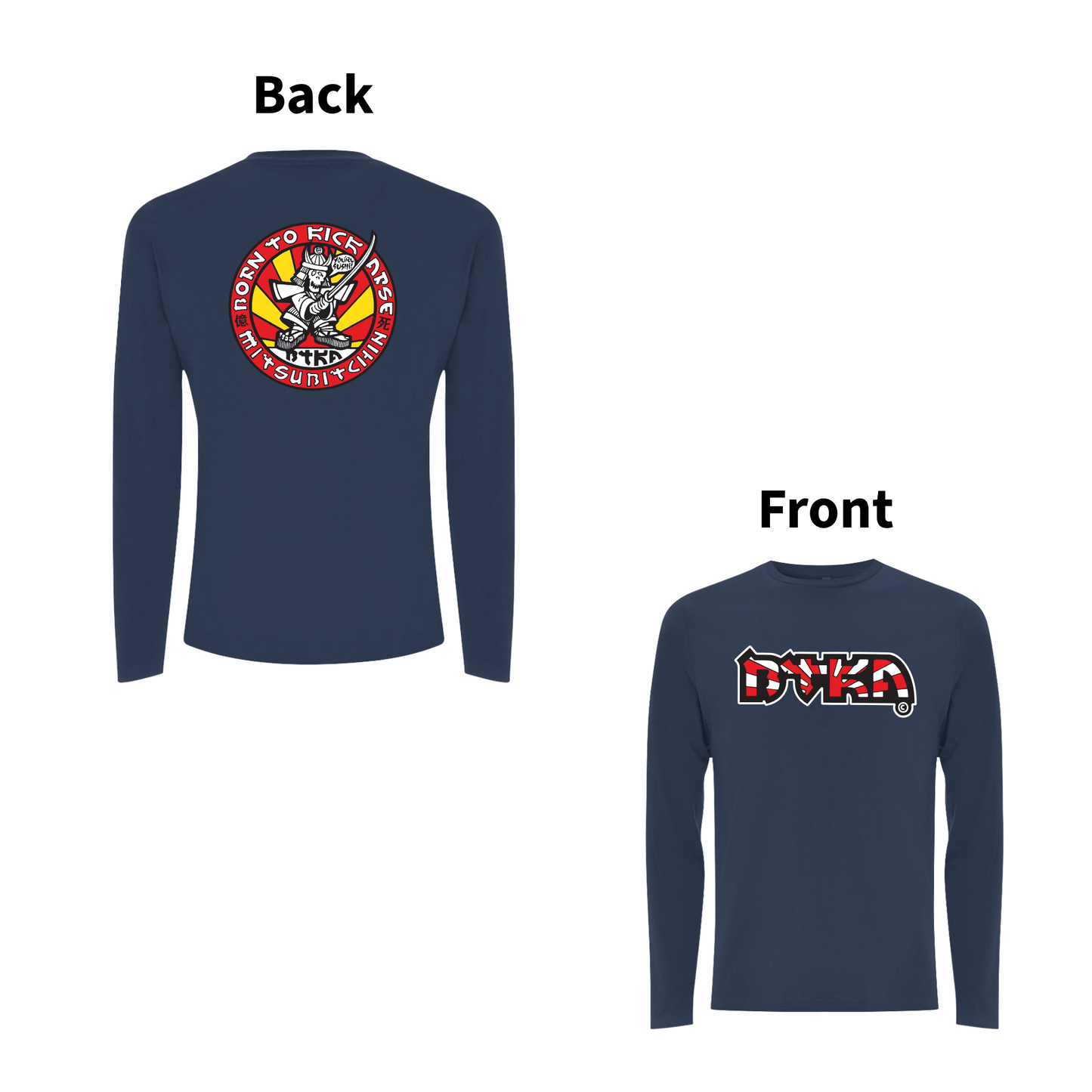 BTKA - SUSHI Front and Back Print Long Sleeve