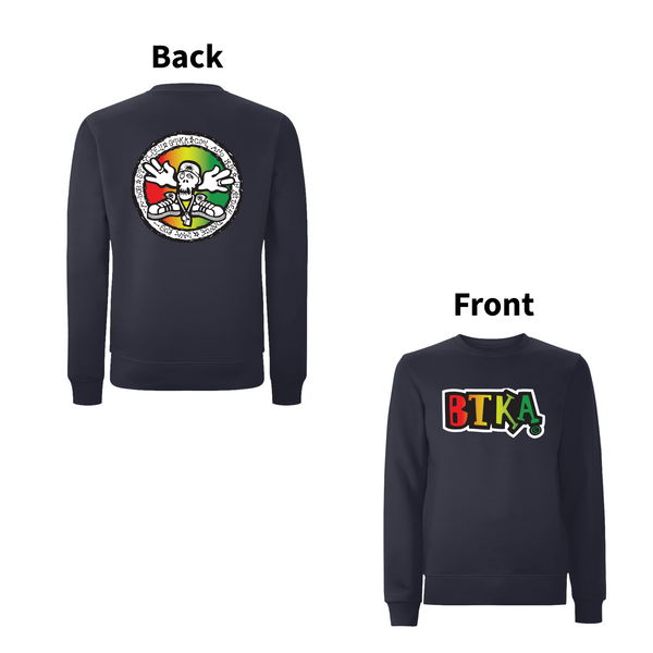 BTKA - COOL and IRIE Front and Back Print Sweatshirt – Rave inspired 90s streetwear, retro fashion from Have a nice day london store 
