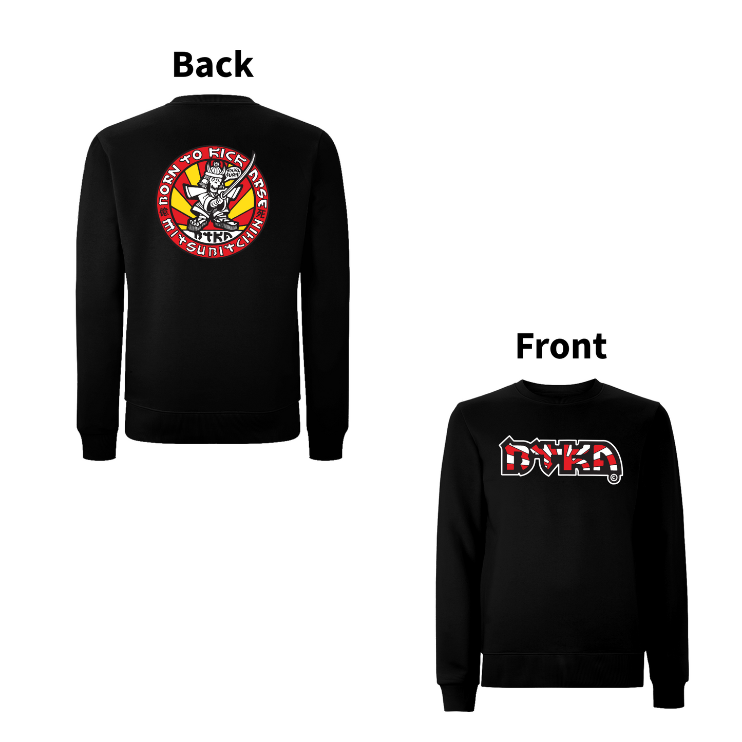 BTKA - SUSHI Front & Back Print Sweatshirt