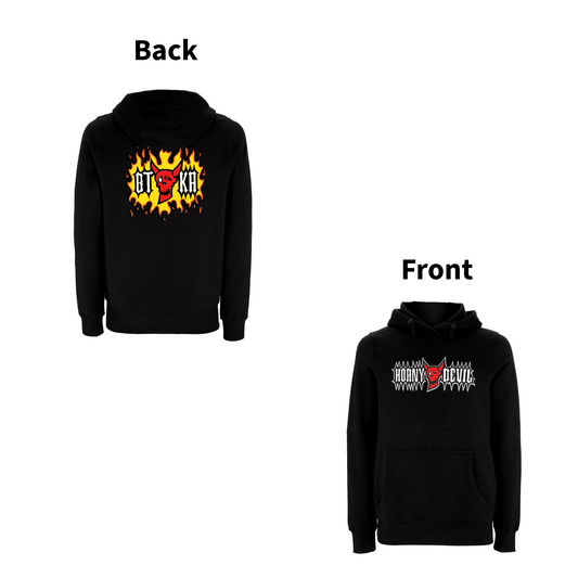 BTKA -  HORNY DEVIL Front & Back print Hoodie