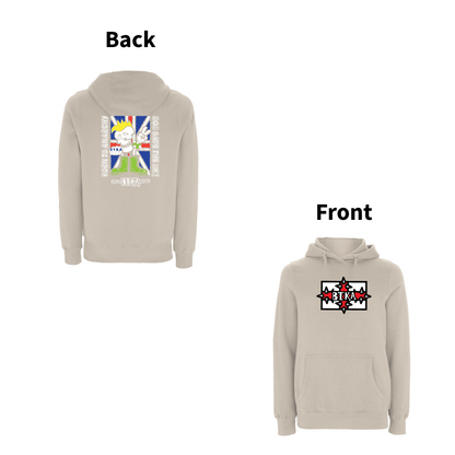 BTKA - PUNK ROCKS 90's Classic Front & Back Print Logo Hoodie