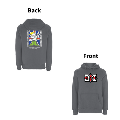 BTKA - PUNK ROCKS 90's Classic Front & Back Print Logo Hoodie