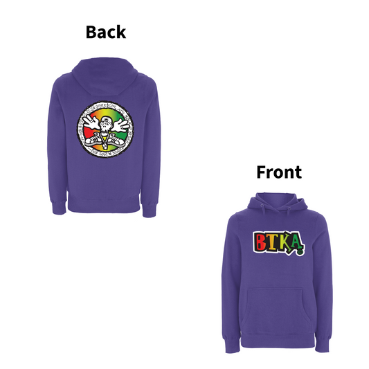 BTKA - COOL and IRIE Front and Back Print Hoodie