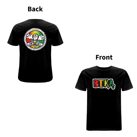 BTKA - COOL and IRIE Logo Front and Back Print T-Shirt
