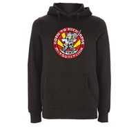 BTKA - SUSHI Front Print Hoodie – Rave inspired 90s streetwear, retro fashion from Have a nice day london store 