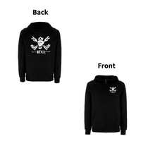 BTKA - CLASSIC LOGO Front and Back Print Zip Hood – Rave inspired 90s streetwear, retro fashion from Have a nice day london store 