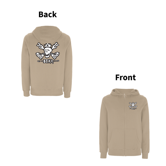 BTKA - CLASSIC LOGO Front and Back Print Zip Hood