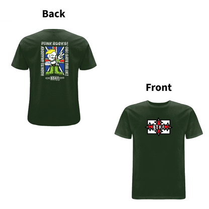 BTKA - PUNK ROCKS 90's Classic  Front & Back Print Logo T-shirt