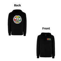 BTKA - COOL AND IRIE Front and Back Print Zip Hood – Rave inspired 90s streetwear, retro fashion from Have a nice day london store 