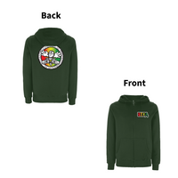 BTKA - COOL AND IRIE Front and Back Print Zip Hood – Rave inspired 90s streetwear, retro fashion from Have a nice day london store 