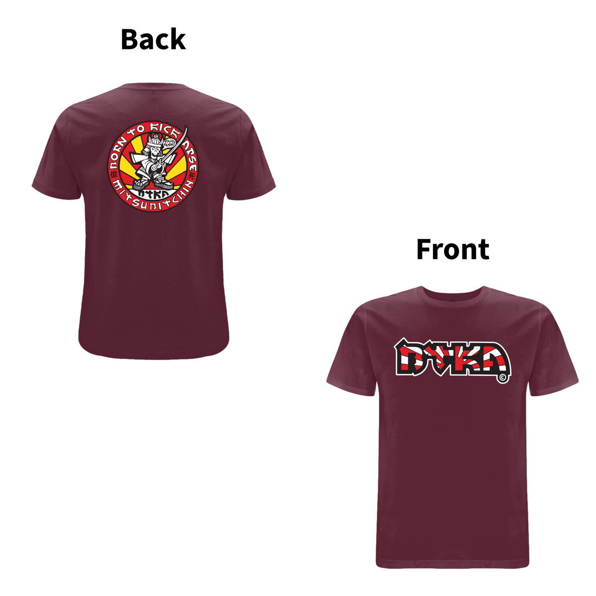 BTKA - SUSHI Front and Back Print T-shirt – Rave inspired 90s streetwear, retro fashion from Have a nice day london store 