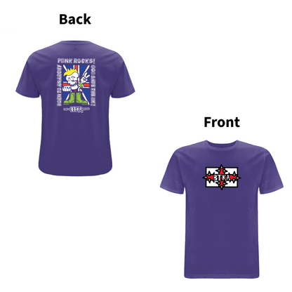 BTKA - PUNK ROCKS 90's Classic  Front & Back Print Logo T-shirt