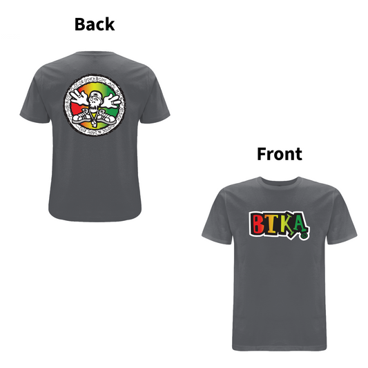 BTKA - COOL and IRIE Logo Front and Back Print T-Shirt