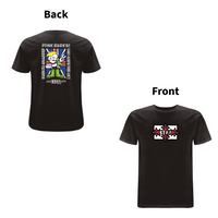 BTKA - PUNK ROCKS 90's Classic  Front & Back Print Logo T-shirt – Rave inspired 90s streetwear, retro fashion from Have a nice day london store 