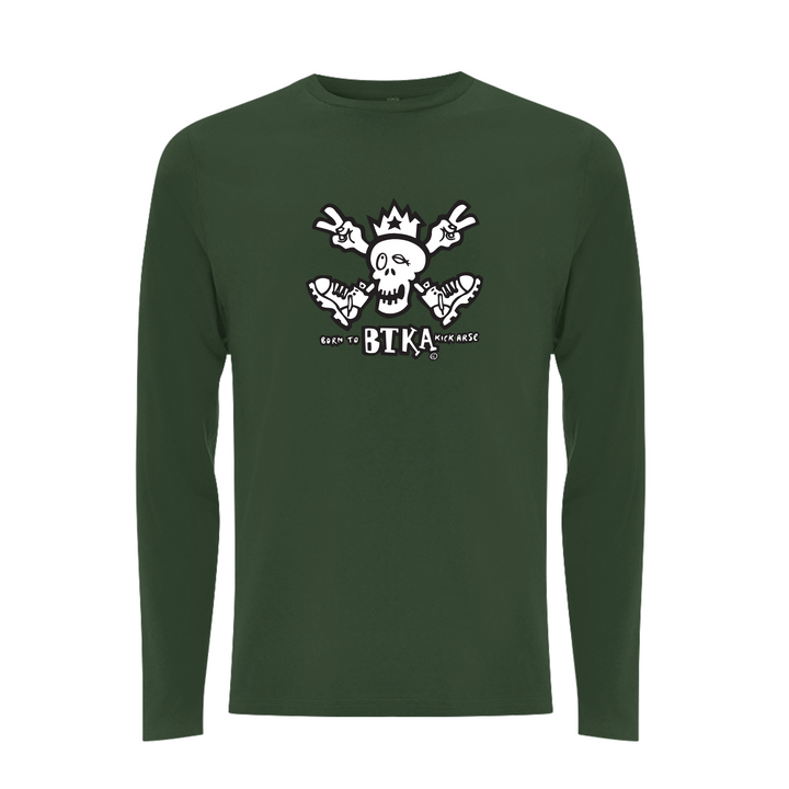 BTKA - Classic Front Print Long Sleeve – Rave inspired 90s streetwear, retro fashion from Have a nice day london store 