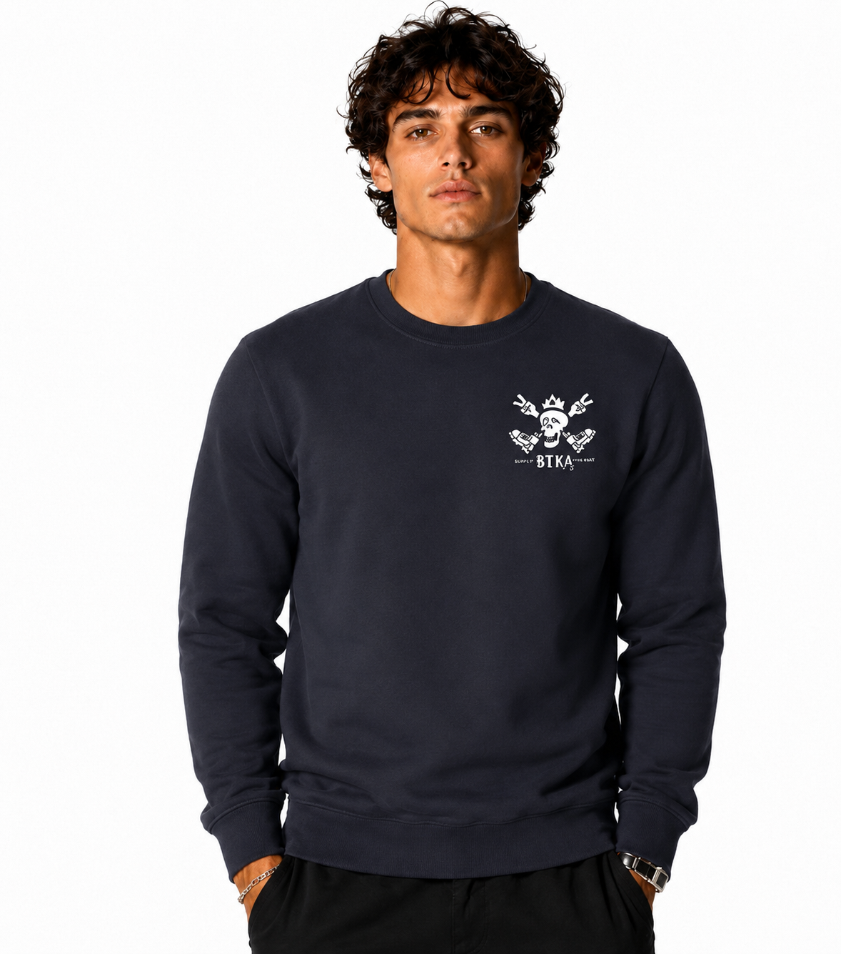 BTKA - CLASSIC  LOGO Front & Back Print Sweatshirt