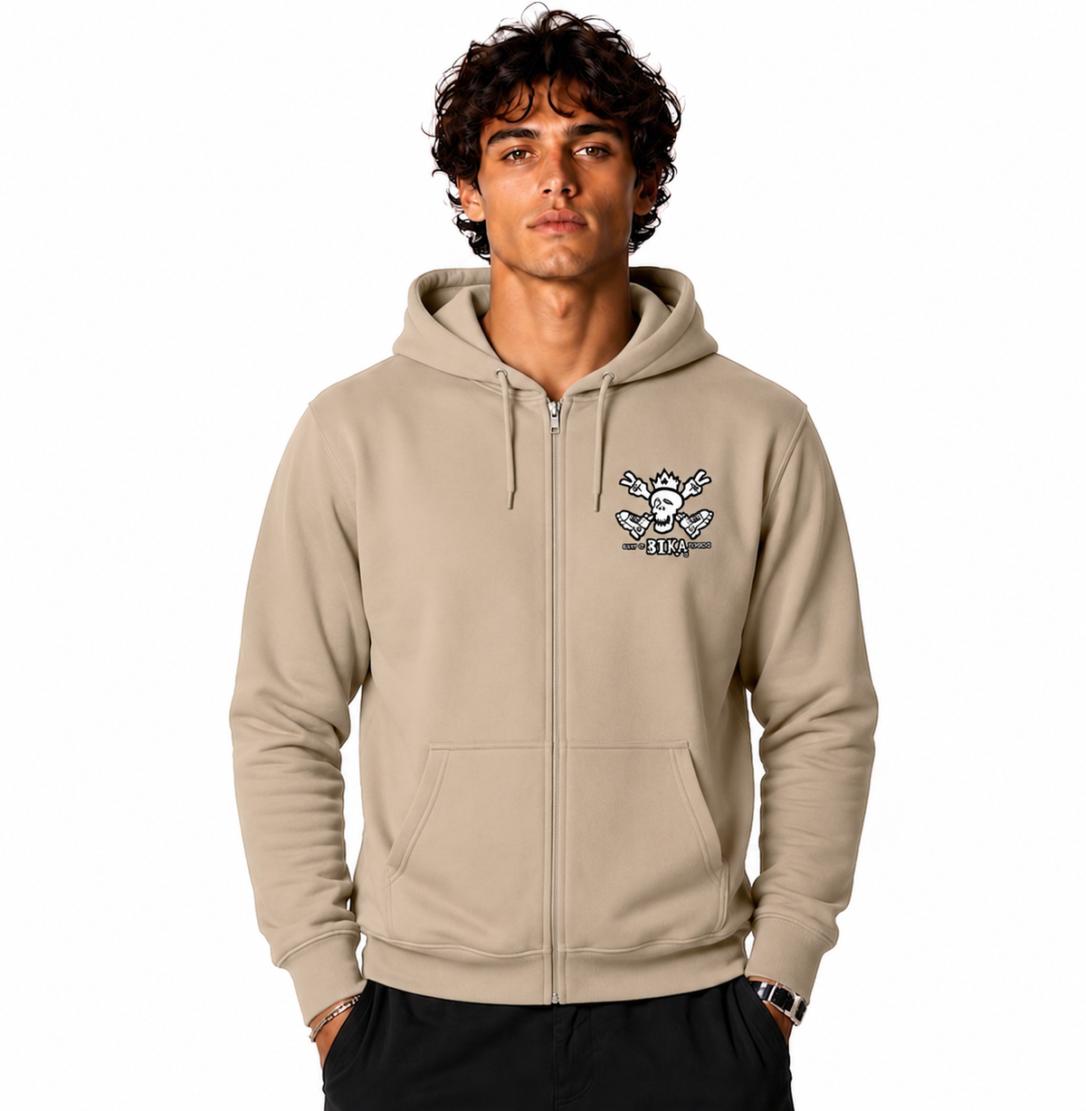 BTKA - CLASSIC LOGO Front and Back Print Zip Hood