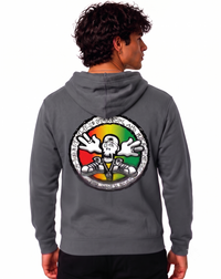 BTKA - COOL AND IRIE Front and Back Print Zip Hood