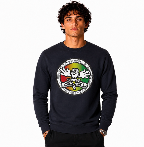 BTKA - COOL and IRIE Large Front Print Sweatshirt