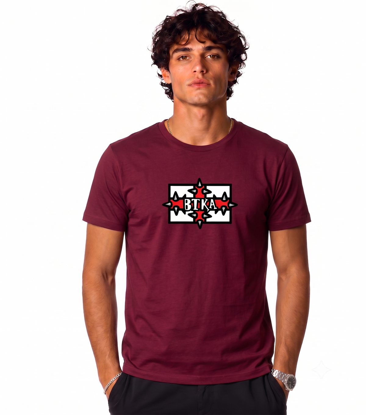 BTKA - PUNK ROCKS 90's Classic  Front & Back Print Logo T-shirt