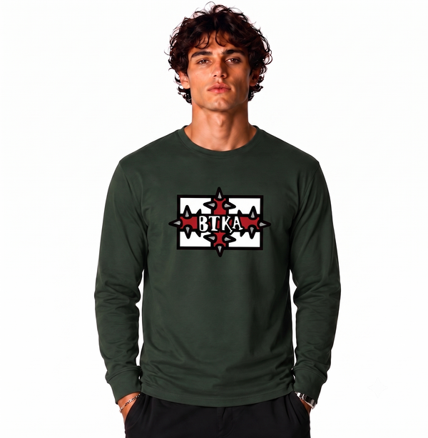 BTKA - PUNK ROCKS 90's Classic Front and Back Print Logo Longsleeve T-shirt